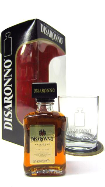 Disaronno - Original Italian Liqueur Miniature & Glass Gift Pack