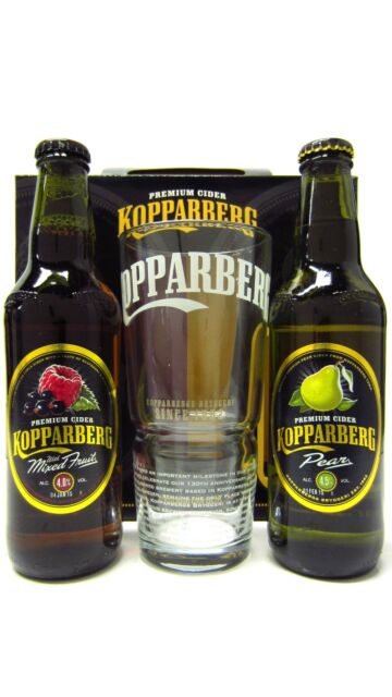 Kopparberg - Mixed Fruit & Original Pear Cider Pint Glass Gift Pack