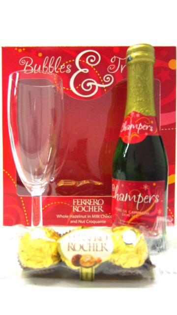 Bubbles & Truffles - Ferrero Rocher & Champagne Gift Pack