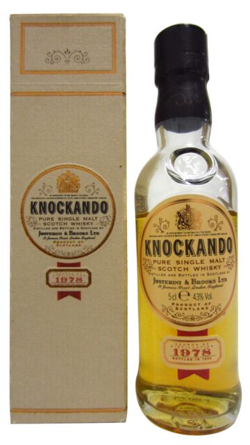 Knockando - Pure Single Malt 1978 15 year old Whisky Miniature