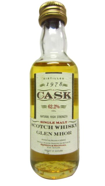 Glen Mhor (silent) - Gordon & MacPhail Cask Strength Single Malt Scotch 1978 15 year old Whisky Miniature