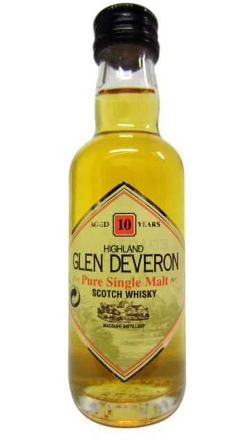 Glen Deveron - Single Highland Malt 10 year old Whisky Miniature