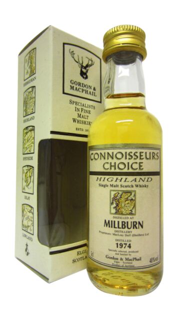 Millburn (silent) - Connoisseurs Choice Single Malt Scotch 1974 Whisky Miniature