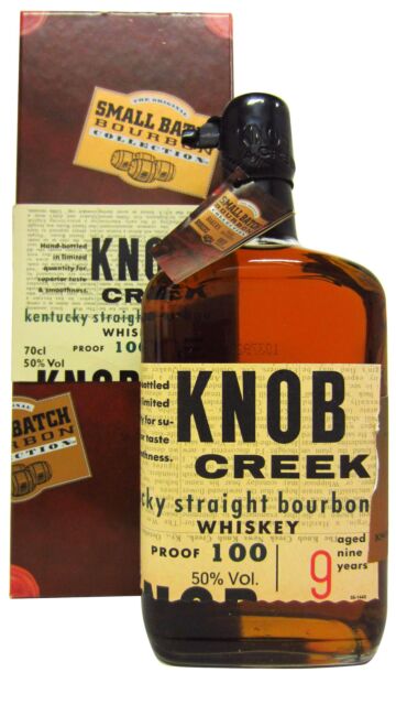 Knob Creek - Small Batch Kentucky Straight Bourbon 9 year old Whiskey (Old Bottling)