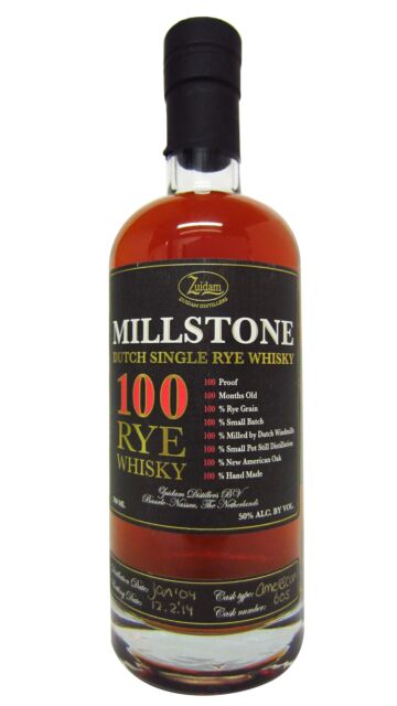 Zuidam - Millstone 100 Rye Single Cask #605 2004 10 year old Whisky