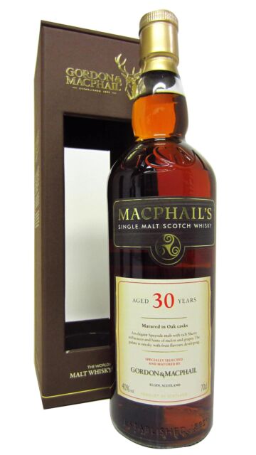 Macphail's - Single Malt Scotch 30 year old Whisky (Old Bottling)