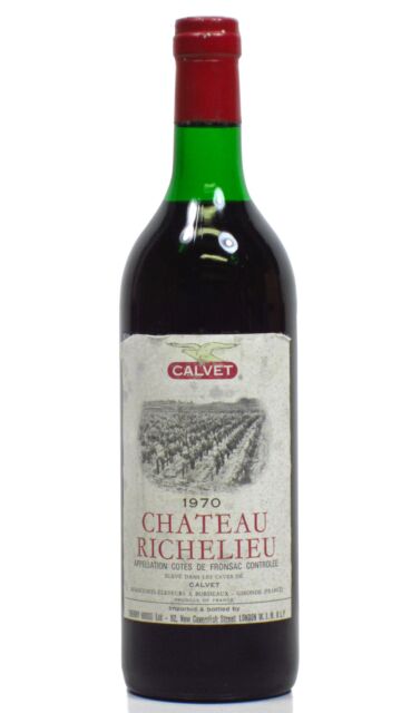 Chateau Richelieu - Vintage 1970 Wine
