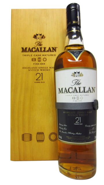 The Macallan - Fine Oak Highland Single Malt Scotch 21 year old Whisky