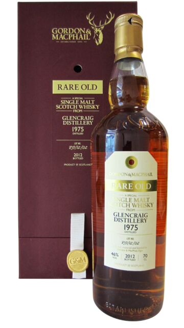Glencraig (silent) - Gordon & MacPhail Rare Old Single Malt Scotch 1975 37 year old Whisky