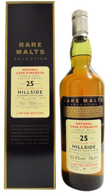 Hillside (silent) - Rare Malts Selection Single Malt Scotch 1971 25 year old Whisky