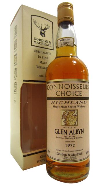 Glen Albyn (silent) - Connoisseurs Choice Single Malt Scotch 1972 25 year old Whisky