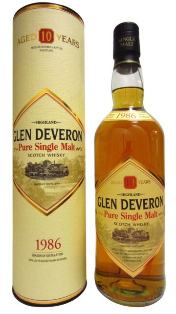 Glen Deveron - Single Malt Vintage  1986 10 year old Whisky