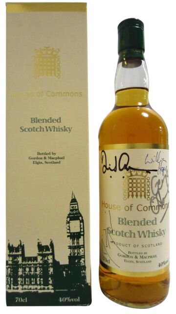House of Commons - Signed By Several MP's Blended Scotch Whisky