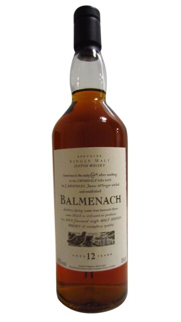 Balmenach - Flora & Fauna Single Malt Scotch 12 year old Whisky