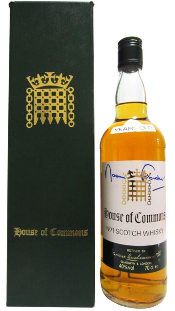House of Commons - Signed By Norman Fowler Blended Scotch 12 year old Whisky