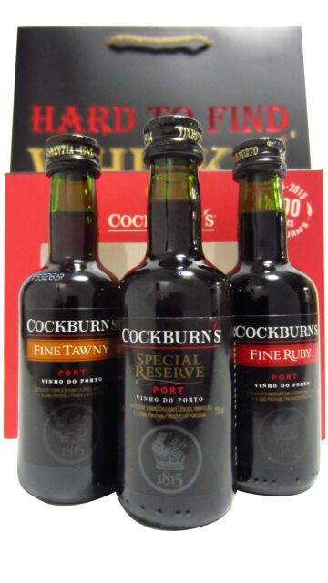 Cockburn's - Tawny, Ruby & Special Reserve Port Miniature Gift Pack