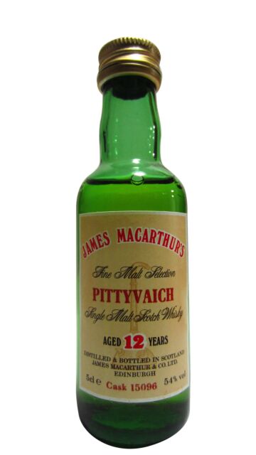 Pittyvaich (silent) - James Macarthur's 12 year old Whisky Miniature