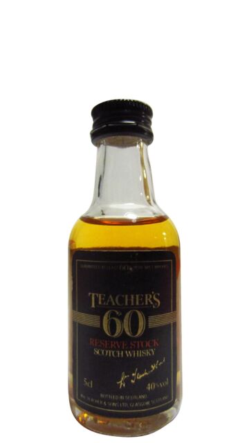 Teacher's - Reserve Stock 60 Whisky Miniature