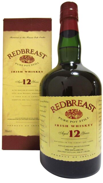 Redbreast - Pure Pot Still Irish 12 year old Whiskey (Old Bottling)