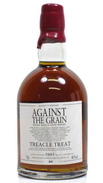 Against The Grain - Treacle Treat  1991 17 year old Whisky