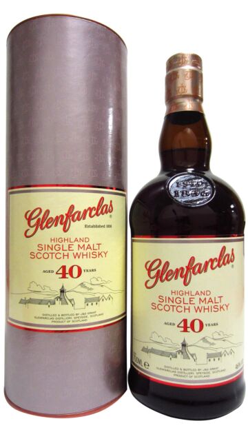 Glenfarclas - Highland Single Malt Scotch 40 year old Whisky (Old Bottling)