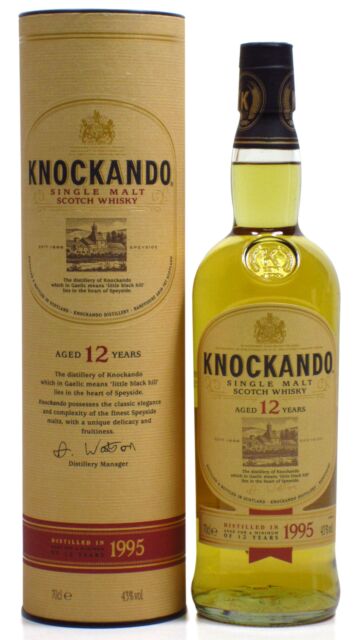 Knockando - Speyside Single Malt 1995 12 year old Whisky