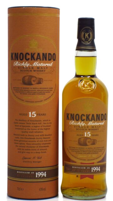 Knockando - Richly Matured 1979 15 year old Whisky