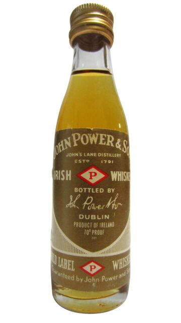 Powers - John Power & Son Pot Still Gold Label Whiskey Miniature