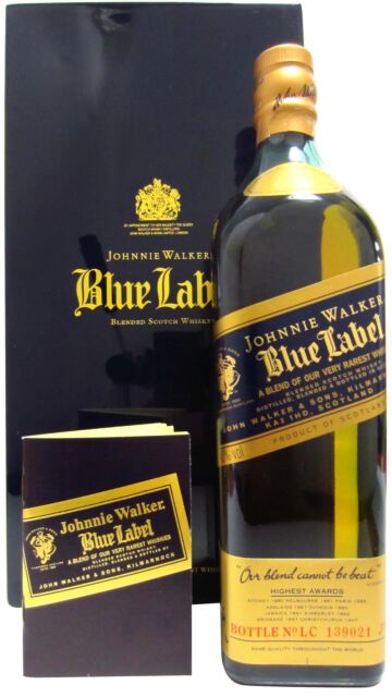 Johnnie Walker - Blue Label Lacquer Box Blended Scotch Whisky