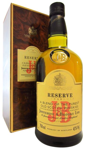 J&B - Reserve 15 year old Whisky (1990's Bottling) (75cl)