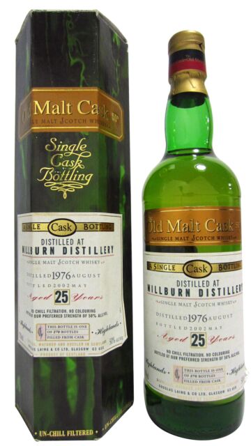 Millburn (silent) - Old Malt Cask Single Malt Scotch 1976 25 year old Whisky