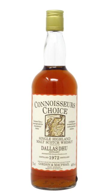 Dallas Dhu (silent) - Connoisseurs Choice Single Malt Scotch 1972 Whisky