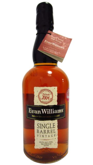 Evan Williams - Single Barrel Vintage Kentucky Straight Bourbon 2004 9 year old Whiskey