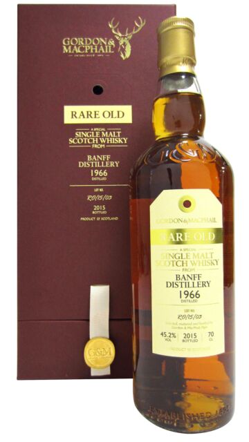 Banff (silent) - Gordon & MacPhail Rare Old Single Malt Scotch 1966 49 year old Whisky