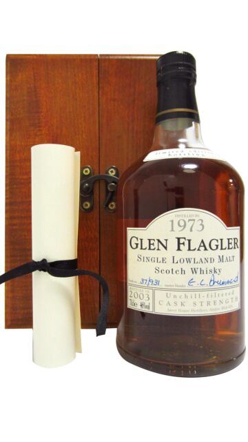 Glen Flagler (silent) - Limited Edition Cask Strength 1973 29 year old Whisky