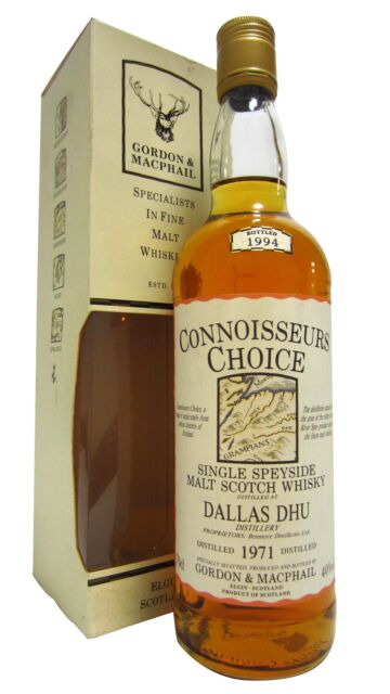 Dallas Dhu (silent) - Connoisseurs Choice Single Malt Scotch 1971 23 year old Whisky