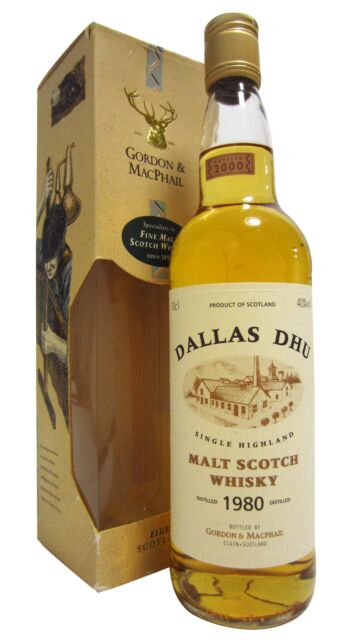 Dallas Dhu (silent) - Single Highland Malt Scotch 1980 20 year old Whisky