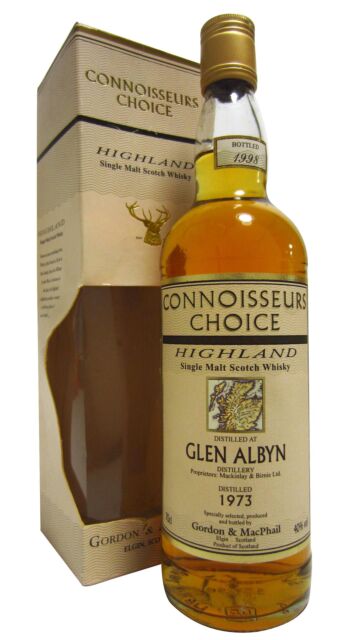 Glen Albyn (silent) - Connoisseurs Choice Single Malt Scotch 1973 25 year old Whisky