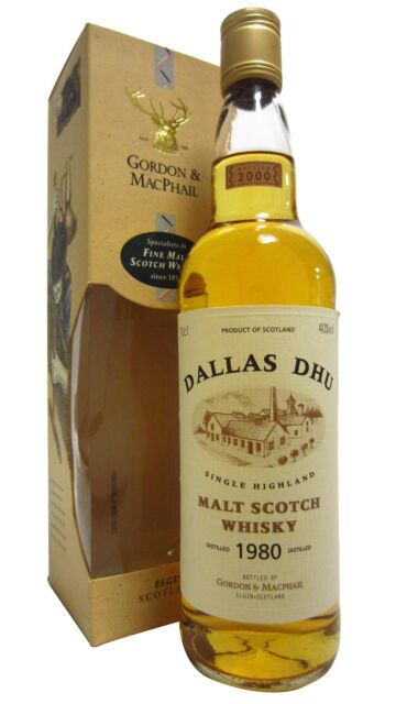 Dallas Dhu (silent) - Gordon & MacPhail Single Malt Scotch 1980 20 year old Whisky