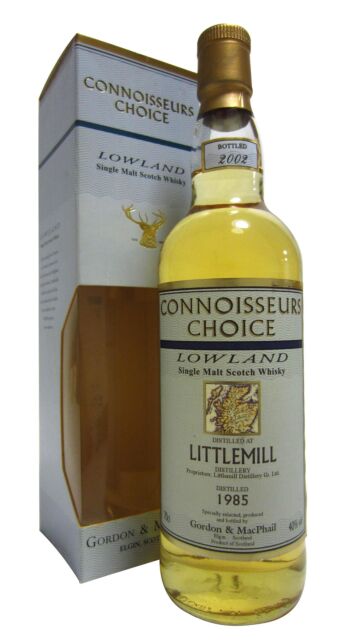 Littlemill (silent) - Connoisseurs Choice Single Malt Scotch 1985 17 year old Whisky
