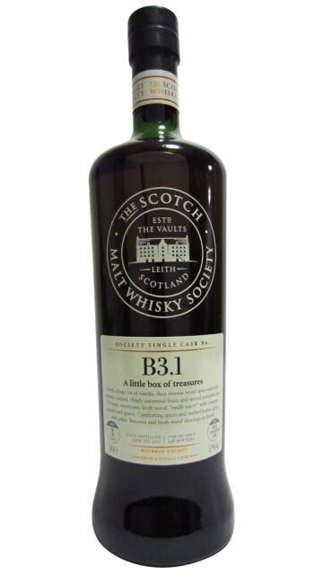 Rock Town -  A Little Box Of Treasures - Scotch Malt Whisky Society SMWS B3.1 2012 3 year old Whiskey