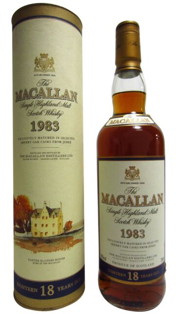 The Macallan - 2001 Release Sherry Oak Highland Single Malt Scotch 1983 18 year old Whisky