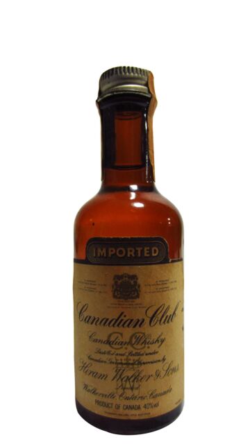 Canadian Club - Blended Whisky Miniature (1970's Bottling)