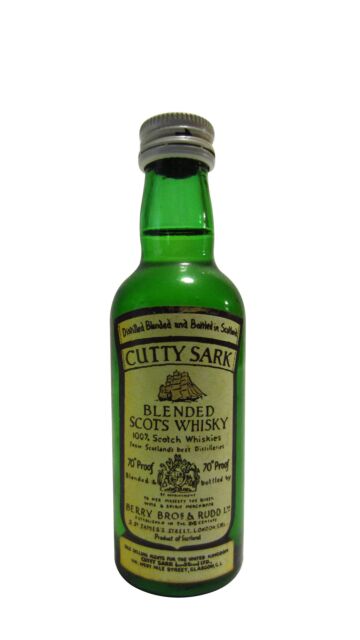 Cutty Sark - Blended Scots Whisky Miniature (Old Bottling)