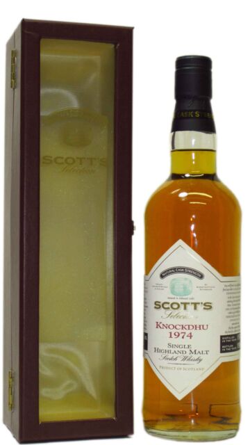 Knockdhu - Scott's Selection Single Malt Scotch 1974 22 year old Whisky