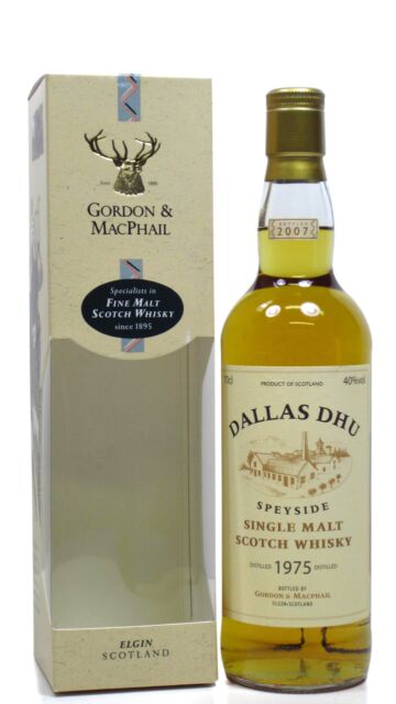 Dallas Dhu (silent) - Gordon & MacPhail Single Malt Scotch 1975 32 year old Whisky