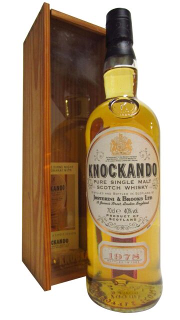Knockando - Pure Single Malt Scotch 1978 15 year old Whisky