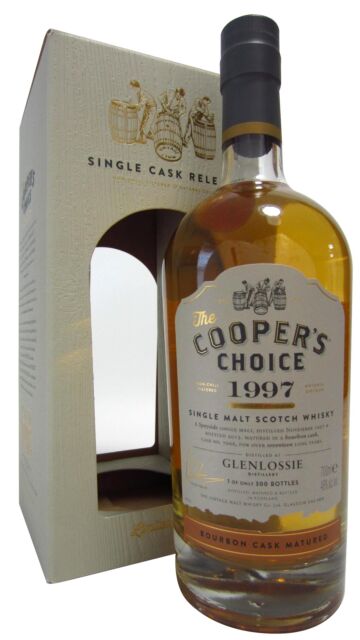 Glenlossie - Cooper's Choice - Single Bourbon Cask #7066 1997 17 year old Whisky