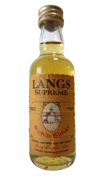 Langs - Supreme Blended Scotch Whisky Miniature
