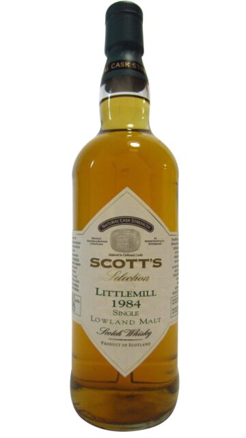 Littlemill (silent) - Scott's Selection Single Malt Scotch 1984 20 year old Whisky